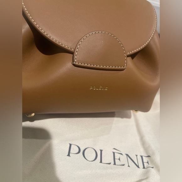 Polene Handbags - Polene Numéro Un Nano - Smooth Camel